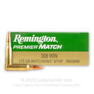 308 - 175 gr - MatchKing BTHP - Remington Premier - 200 Rounds