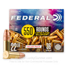 22 LR - 36 Grain CPHP - Federal - 5500 Rounds