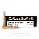 30-06 - 150 gr SPCE - Sellier & Bellot - 20 Rounds