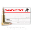 308 Win - 147 gr FMJ - Winchester - 20 Rounds