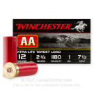 12 Gauge - 2-3/4" #7-1/2 - Winchester AA Xtra-Lite Target - 25 Rounds