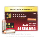 44 Mag - 280 Grain Swift A-Frame - Federal - 20 Rounds