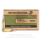 5.56x45 - 62 Grain FMJ M855 - Winchester - 200 Rounds