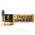 22 LR - 40 Grain LRN - Browning PRO22 - 100 Rounds
