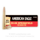 30-06 - 150 Grain FMJ - (M1 Garand) - Federal American Eagle - 200 Rounds