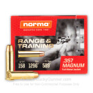 357 Mag - 158 Grain FMJ - Norma - 1000 Rounds