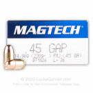 45 GAP - 230 gr FMJ - Magtech - 1000 Rounds