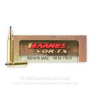 300 Winchester Magnum - 180 Grain Tipped TSX - Barnes VOR-TX Polymer Tip - 20 Rounds 