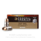 357 Sig - 125 Grain HST JHP - Federal Tactical LE - 50 Rounds