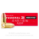 32 ACP - 71 gr FMJ - Federal American Eagle - 50 Rounds