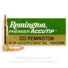 223 Rem - 50 gr Accutip-V Boat Tail - Remington - 20 Rounds