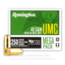 40 S&W - 180 Grain MC - Remington UMC - 1000 Rounds