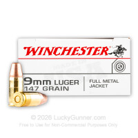 9mm - 147 gr FMJ FN - Winchester - 50 Rounds