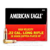 22 LR - 38 gr CPHP - Federal American Eagle- 4000 Rounds