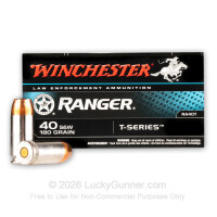 40 S&W - 180 Grain JHP - Winchester T-Series - 50 Rounds - LE Trade-In