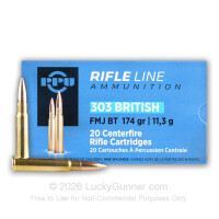 303 British - 174 Grain FMJBT - Prvi Partizan - 20 Rounds