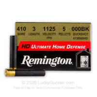 410 Bore - 3" 5 Pellets 000 Buck - Remington Ultimate Defense - 150 Rounds