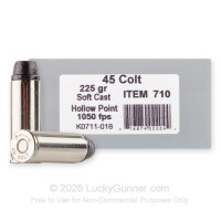 45 Long Colt - 225 Grain Soft Cast HP - Underwood - 20 Rounds