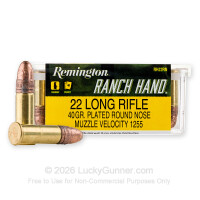 22 LR - 40 Grain CPRN - Remington Ranch Hand - 100 Rounds