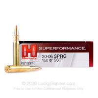 30-06 - 150 Grain SST - Hornady Superformance - 20 Rounds