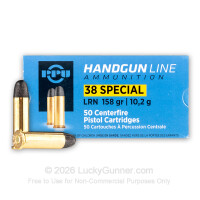 38 Special - 158 gr LRN - Prvi Partizan - 50 Rounds