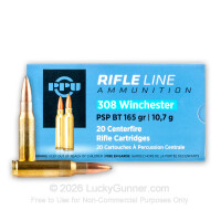 308 - 165 Grain PSP-BT - Prvi Partizan - 20 Rounds