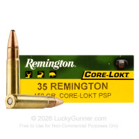 35 Remington - 150 Grain PSP - Remington Core-Lokt - 20 Rounds