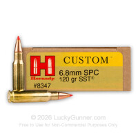 6.8 Remington SPC - 120 gr SST - Hornady Custom - 200 Rounds
