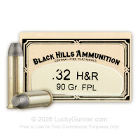 32 H&R Magnum - 90 Grain LFN - Black Hills Cowboy Action - 50 Rounds