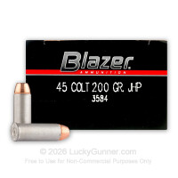 45 Long Colt - 200 gr JHP - Blazer - 50 Rounds