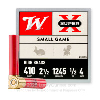 410 Bore - 2-1/2" #4 - Winchester Super-X - 25 Rounds