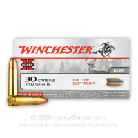 30 Carbine - 110 gr HSP - Winchester Super-X - 50 Rounds