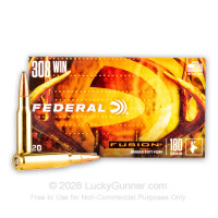308 - 180 Grain Fusion - Federal Fusion - 20 Rounds