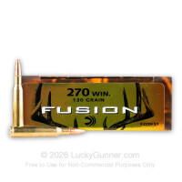 270 - 130 Grain Fusion - Federal Fusion - 20 Rounds